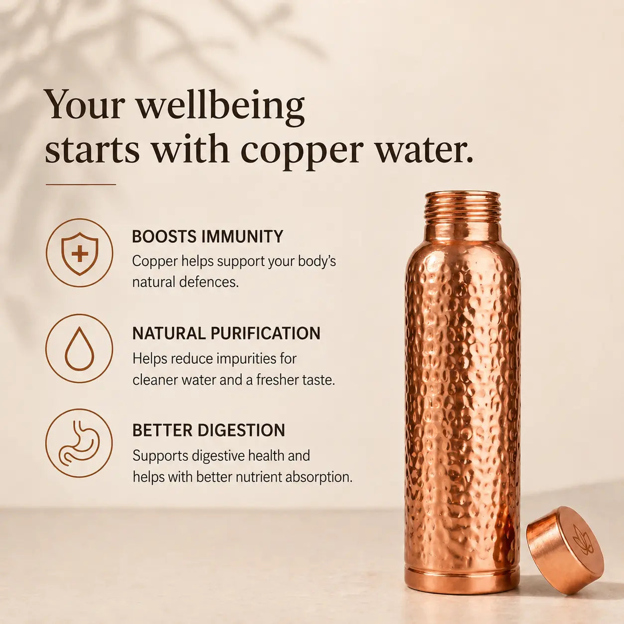 Ritual Copper Water Bottle