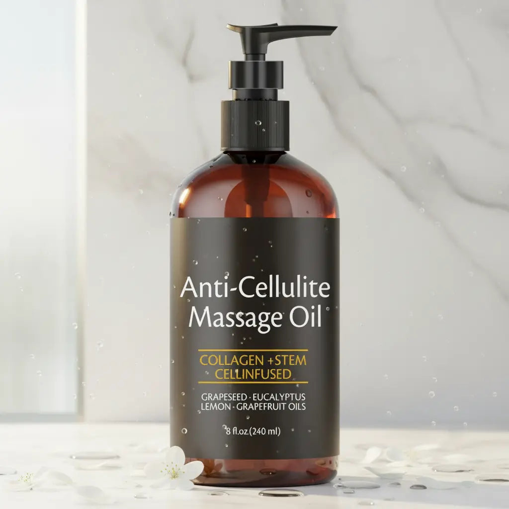 Anti-cellulite massage oil