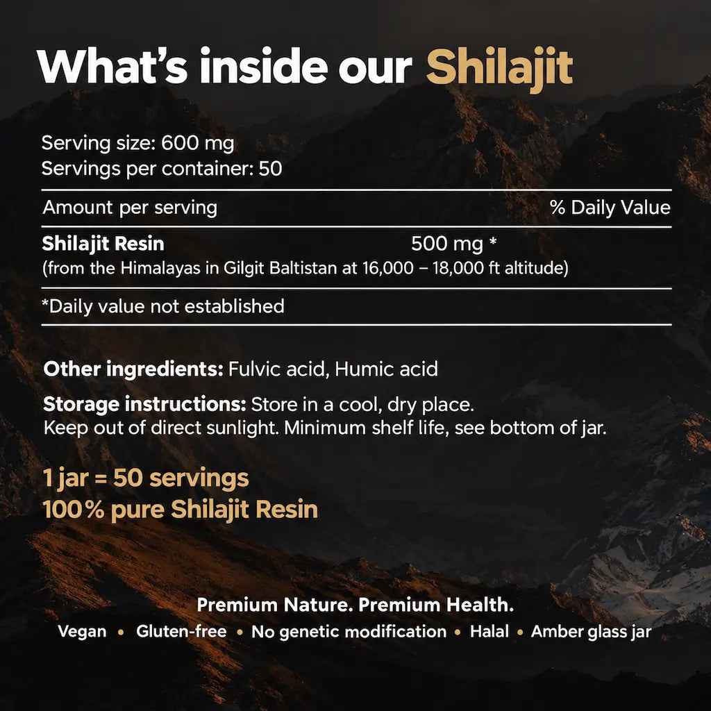 Pure Shilajit Resin
