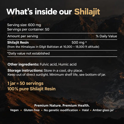 Pure Shilajit Resin